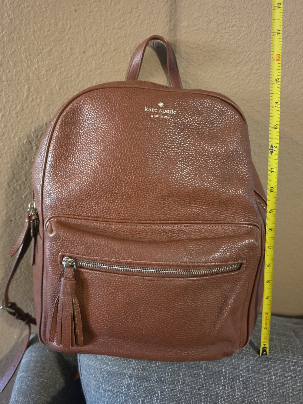 kate spade New York Brown Leather Backpack